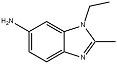 1H-Benzimidazol-6-amine,1-ethyl-2-methyl-(9CI) Structure