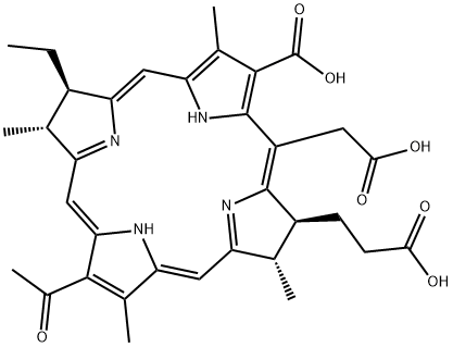 bacteriochlorin a Struktur
