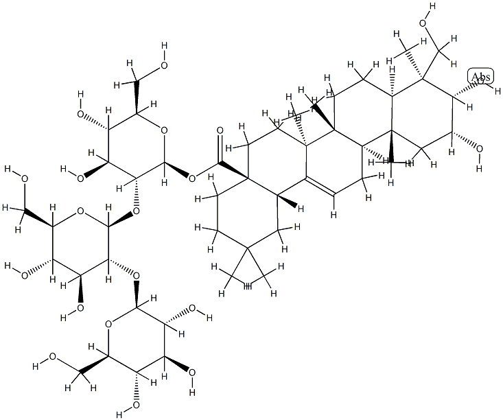 Polygalasaponin B 化学構造式