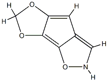 2H-[1,3]Dioxolo[3,4]cyclopent[1,2-d]isoxazole(9CI) Struktur