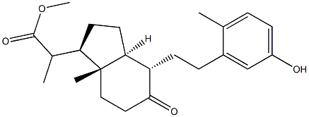 methyl 3-hydroxy-9-oxo-9,10-seco-23,24-dinor-1,3,5(10)-cholatrienoate|