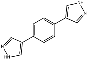 1,4-Di(1H-pyrazol-4-yl)benzene Struktur