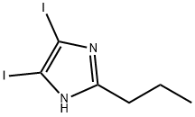 4,5-二碘-2-丙基-1H-咪唑, 1036396-89-0, 结构式