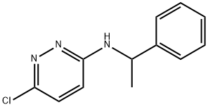 6-chloro-N-(1-phenylethyl)pyridazin-3-amine Structure