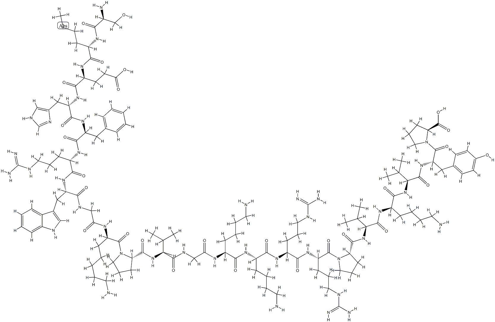 ACTH (3-24) (human, bovine, rat) Structure