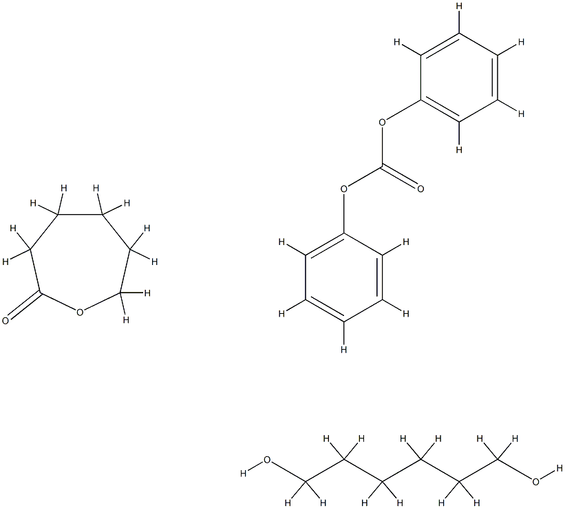 Carbonic acid, diphenyl ester, polymer with 1,6-hexanediol and 2-oxepanone Structure