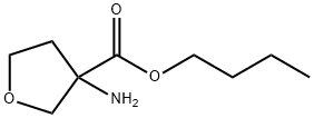 3-aminotetrahydro-3-Furancarboxylic acid butyl ester 化学構造式