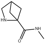 2-Azabicyclo[2.1.1]hexane-1-carboxamide,N-methyl-(9CI) Structure