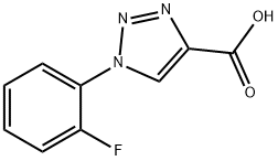 1-(2-氟苯基)-1H-1,2,3-三唑-4-羧酸,1038240-94-6,结构式