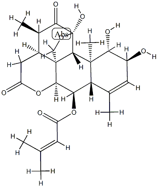 12-dehydro-6alpha-senecioyloxychaparrin Struktur