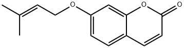 7-(异戊烯基氧基)香豆素,10387-50-5,结构式