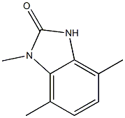 2H-Benzimidazol-2-one,1,3-dihydro-1,4,7-trimethyl-(9CI) Struktur