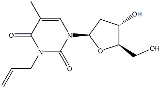 N(3)-allylthymidine Structure