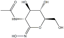 N-acetylglucosaminono-1,5-lactoneoxime Structure