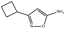 3-环丁基异噻唑-5-胺, 1039833-39-0, 结构式