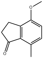 1H-Inden-1-one, 2,3-dihydro-4-methoxy-7-methyl-, 103988-25-6, 结构式