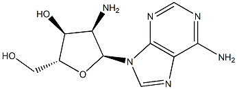 9-(2-Amino-2-deoxy-α-D-ribofuranosyl)-9H-purin-6-amine Structure