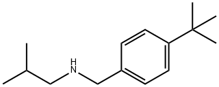 [(4-TERT-ブチルフェニル)メチル](2-メチルプロピル)アミン 化学構造式