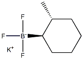 Potassium trans-2-methylcyclohexyltrifluoroborate Structure