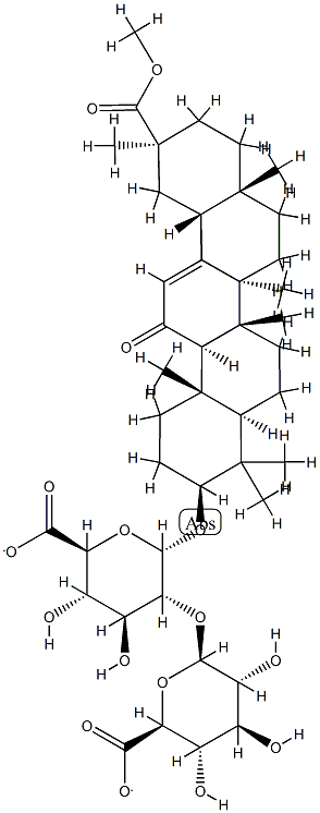 甘草酸甲酯,104191-95-9,结构式