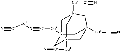 (HexaMethylenetetraMine)penta[copper(I) cyanide] Structure