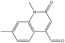 4-Quinolinecarboxaldehyde,1,2-dihydro-1,7-dimethyl-2-oxo-(9CI) Structure