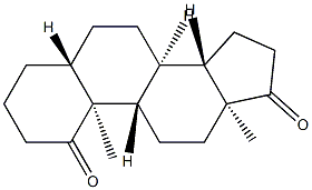 5α-Androstane-1,17-dione Structure