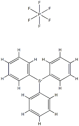 三苯基硫六氟磷酸盐 结构式