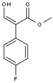 Benzeneacetic acid, 4-fluoro-.alpha.-(hydroxyMethylene)-, Methyl Structure