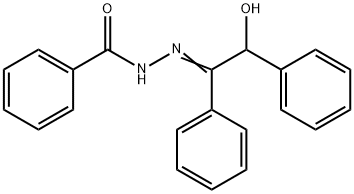 N′-(2-羟基-1,2-二苯基亚乙基)苯并酰肼, 104662-64-8, 结构式