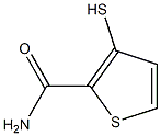 2-Thiophenecarboxamide,3-mercapto-(9CI) Structure