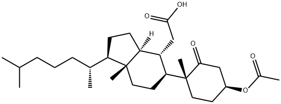 3β-アセチルオキシ-5-オキソ-5,6-セココレスタン-6-酸 化学構造式