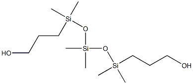 CARBINOL (HYDROXYL) TERMINATED POLYDIMETHYLSILOXANE 化学構造式