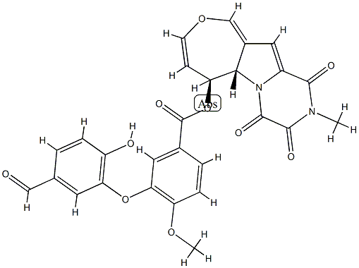 dethiosecoemestrin Struktur