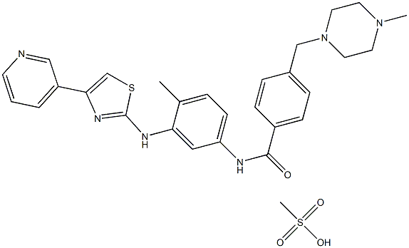 马赛替尼, 1048007-93-7, 结构式