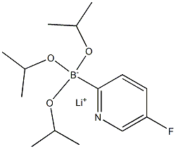 Lithium triisopropyl 2-(5-fluoropyridyl)borate, 1048030-49-4, 结构式