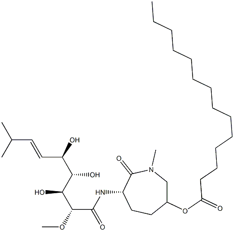 bengamide B, 104947-69-5, 结构式
