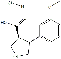 H-trans-DL-b-Pro-4-
(2-methoxyphenyl)-OH·HCl, 1049735-29-6, 结构式