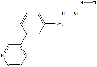 3-(3-吡啶基)苯胺双盐酸盐 结构式