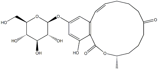 zearalenone-4-glucopyranoside Structure