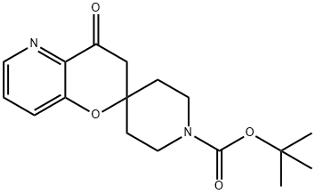 1-Boc-4'-oxo-spiro[piperidine-4,2'-oxane[3,2-b]Py] Struktur