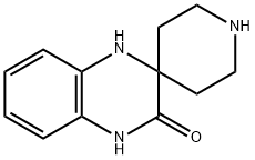 1',4'-ジヒドロ-3'H-スピロ[ピペリジン-4,2'-キノキサリン]-3'-オン 化学構造式
