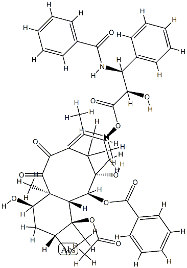 DEACETYLTAXOL, 7-EPI-10-OXO-10- (P) Struktur