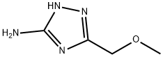3-(メトキシメチル)-1H-1,2,4-トリアゾール-5-アミン 化学構造式