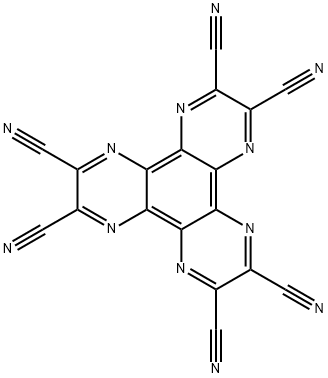 Hexaazatriphenylenehexacabonitrile Struktur