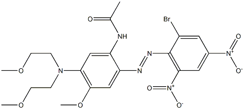 Disperse Blue 301 化学構造式