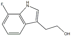 1H-INDOLE-3-ETHANOL,7-FLUORO- Structure
