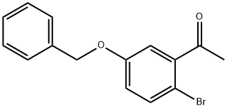 5-苄氧基-2-溴苯乙酮,105805-16-1,结构式