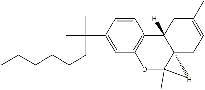 1',2'-dimethylheptyl-1-deoxy-delta(8)-tetrahydrocannabinol 结构式