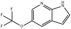 1H-Pyrrolo[2,3-b]pyridine, 5-(trifluoromethoxy)- 结构式